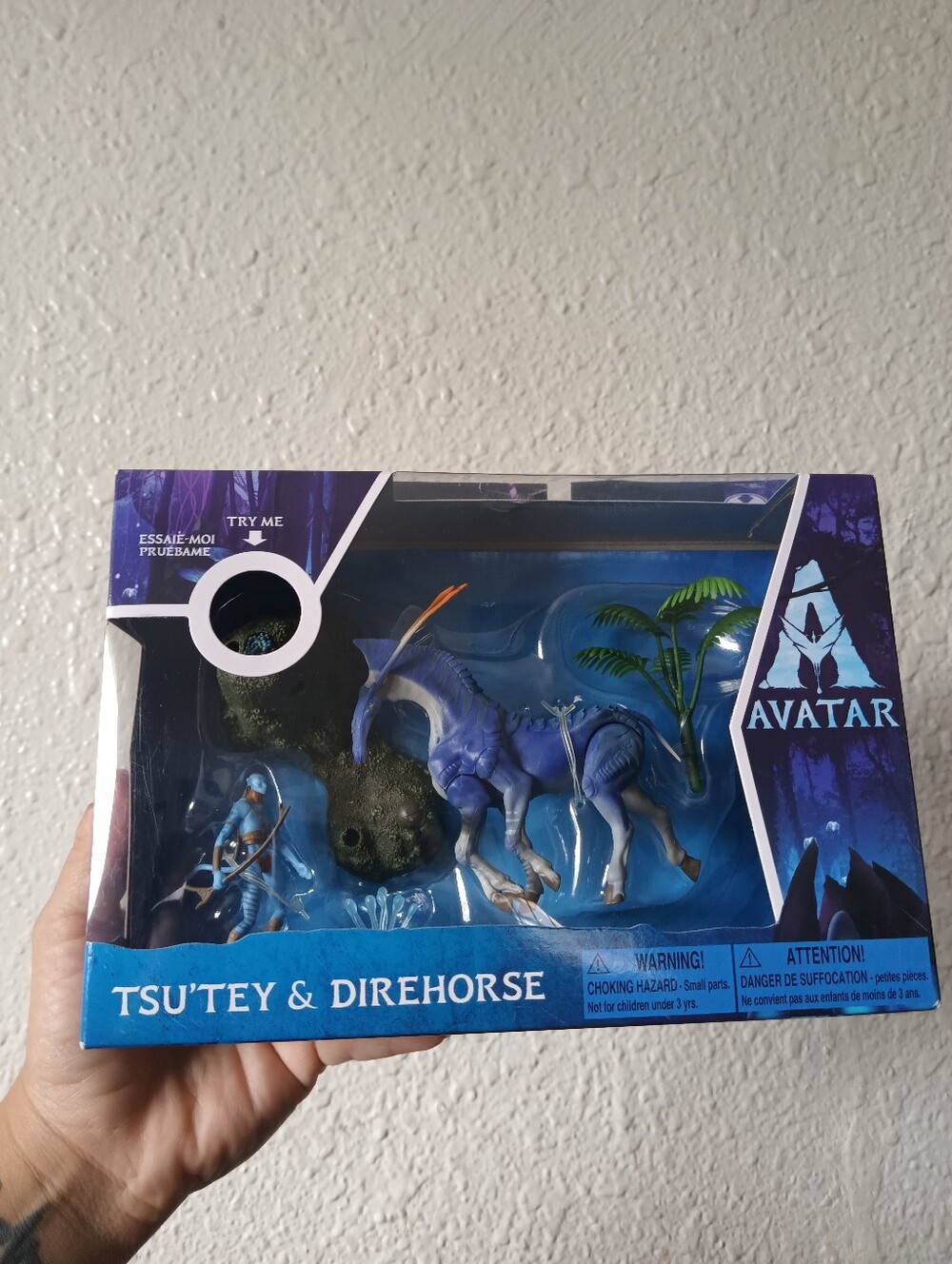 Avatar Tsutey & Direhorse Blue Action Figure Set